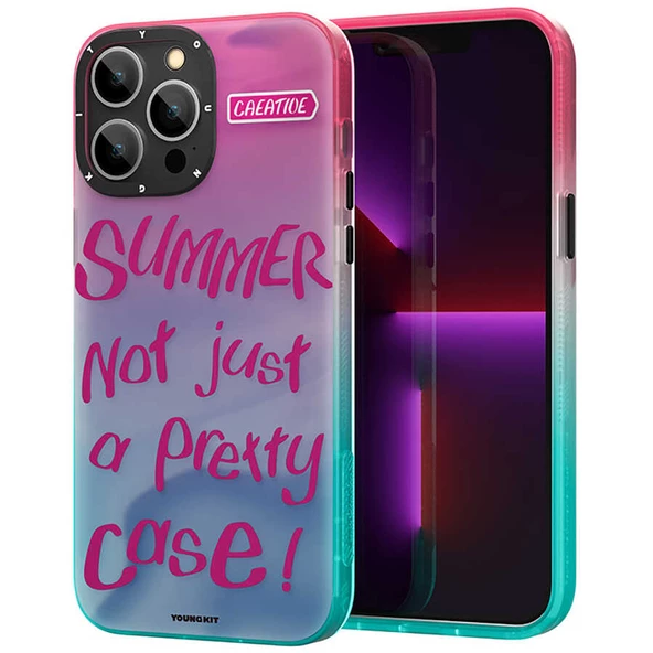 Youngkit Apple iPhone 13 Pro Max Kılıf YoungKit Summer Serisi Kapak ürün görseli 1