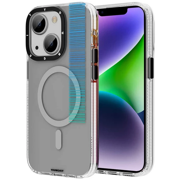 Youngkit Apple iPhone 14 Plus Kılıf Magsafe Şarj Özellikli Youngkit Pure Serisi Kapak ürün görseli 1