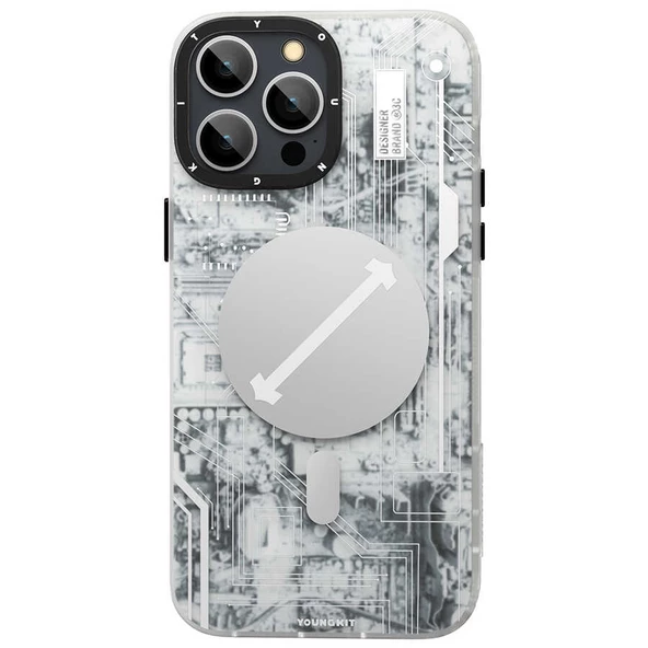 Youngkit Apple iPhone 13 Pro Kılıf YoungKit Technology Serisi Kapak - Resim 3