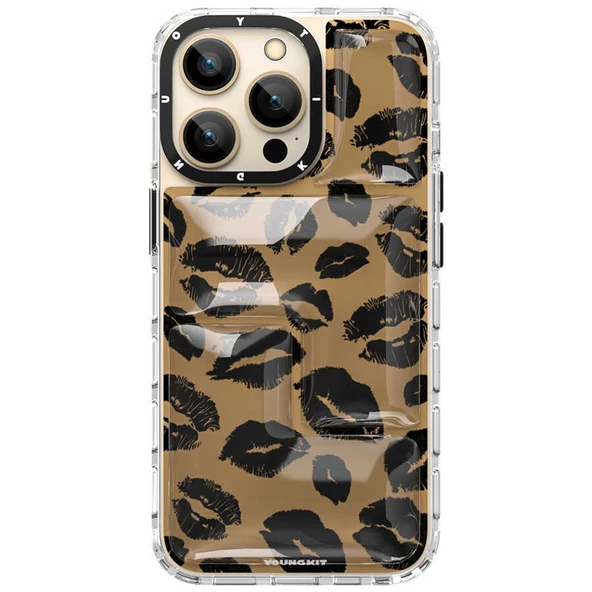 Youngkit Apple iPhone 13 Pro Max Kılıf YoungKit Leopard Article Serisi Kapak - Resim 2
