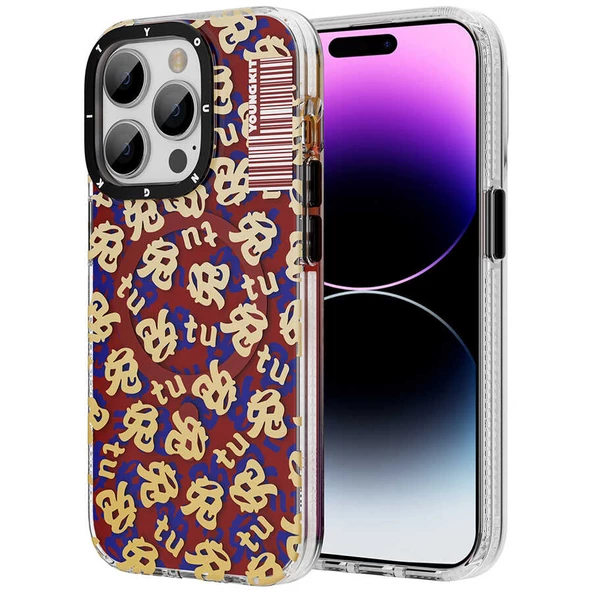 Youngkit Apple iPhone 14 Pro Kılıf Magsafe Şarj Özellikli Youngkit Play Rabbit Serisi Kapak ürün görseli 1