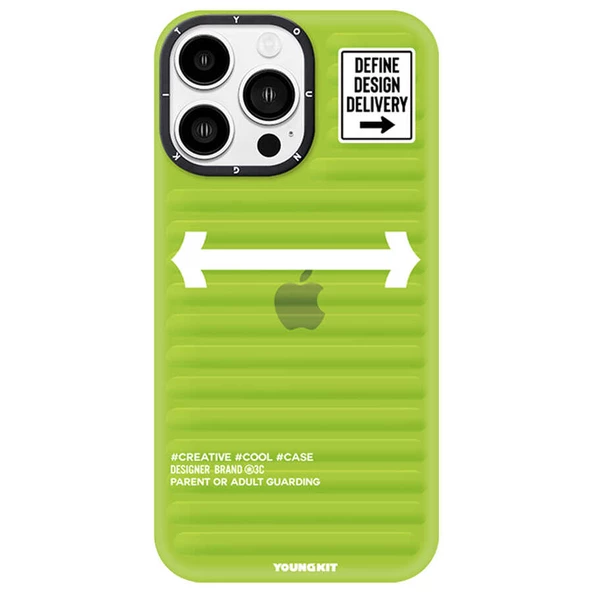 Youngkit Apple iPhone 13 Pro Max Kılıf YoungKit Luggage FireFly Serisi Kapak ürün görseli 1