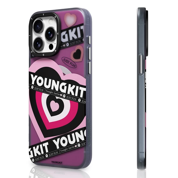 Youngkit Apple iPhone 15 Pro Max Kılıf Magsafe Şarj Özellikli Airbagli Çift Katmanlı Youngkit Flipped Serisi Kapak ürün görseli 1