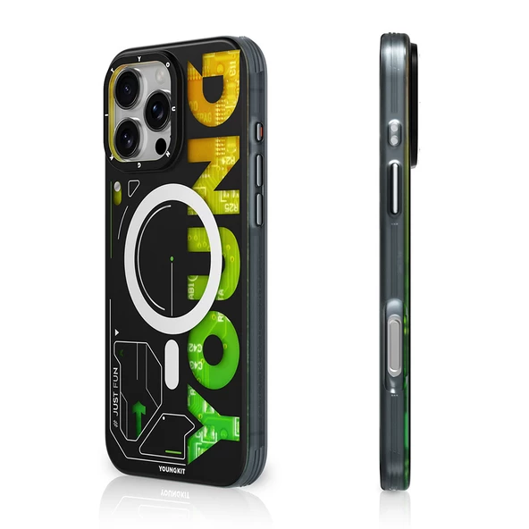 Youngkit Apple iPhone 16 Pro Max Kılıf Magsafe Şarj Özellikli Airbagli Çift Katmanlı Youngkit Future Serisi Kapak ürün görseli 1