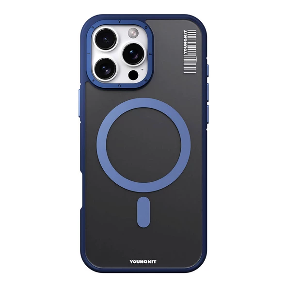Youngkit Apple iPhone 16 Pro Max Kılıf Magsafe Şarj Özellikli Youngkit Rock Sand Serisi Kapak ürün görseli 1