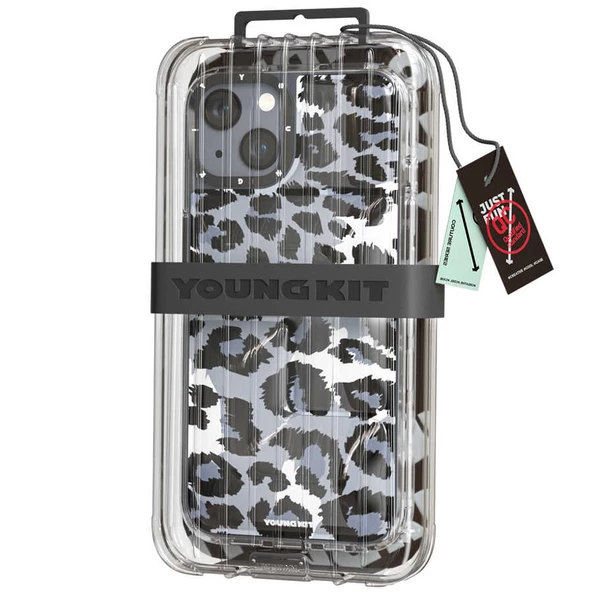 Youngkit Apple iPhone 13 Kılıf YoungKit Leopard Article Serisi Kapak - Resim 11