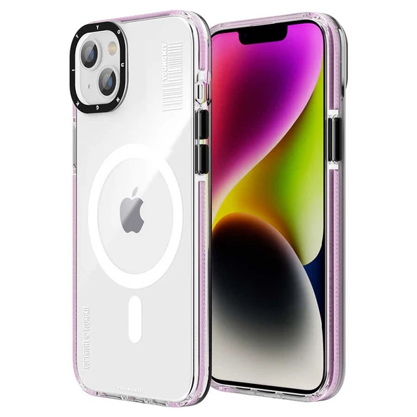 Youngkit Apple iPhone 14 Plus Kılıf Magsafe Şarj Özellikli YoungKit Exquisite Serisi Kapak ürün görseli 1