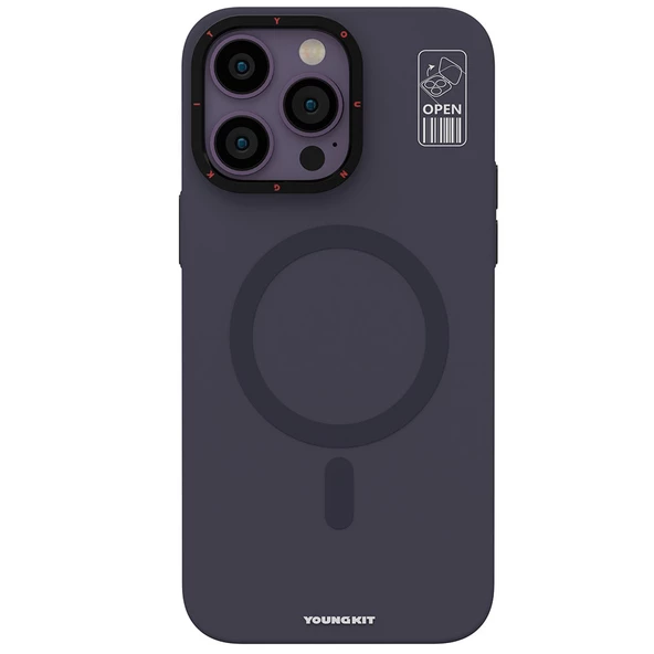 Youngkit Apple iPhone 14 Pro Max Kılıf Magsafe Şarj Özellikli Standlı YoungKit Hermit Bracket Serisi Kapak ürün görseli 1
