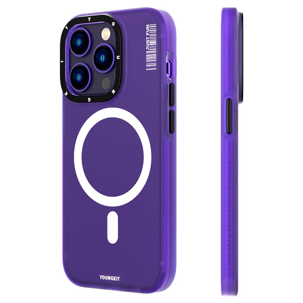 Youngkit Apple iPhone 13 Pro Kılıf Magsafe Şarj Özellikli Youngkit Colored Sand Serisi Kapak ürün görseli 1
