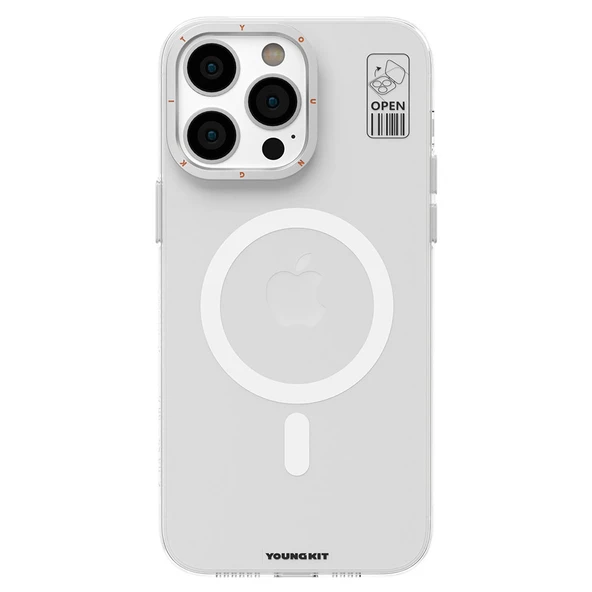 Youngkit Apple iPhone 13 Pro Max Kılıf Magsafe Şarj Özellikli Standlı YoungKit Hermit Bracket Serisi Kapak ürün görseli 1