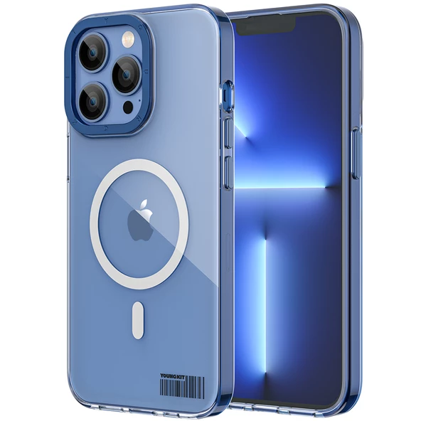 Youngkit Apple iPhone 13 Pro Kılıf Magsafe Şarj Özellikli Youngkit Coloured Glaze Serisi Kapak ürün görseli 1