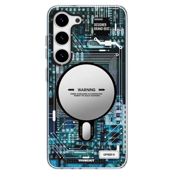 Youngkit Galaxy S23 Kılıf Magsafe Şarj Özellikli YoungKit Technology Serisi Kapak ürün görseli 1