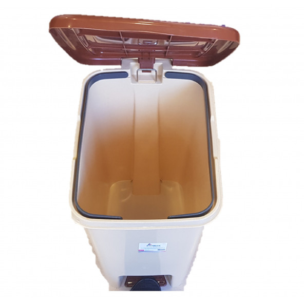 Slim Pedallı Çöp Kovası 40 Lt - Resim 2
