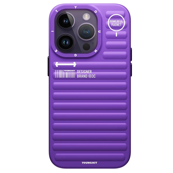 Youngkit Apple iPhone 14 Pro Kılıf Mat Renkli Tasarım YoungKit Original Serisi Kapak ürün görseli 1