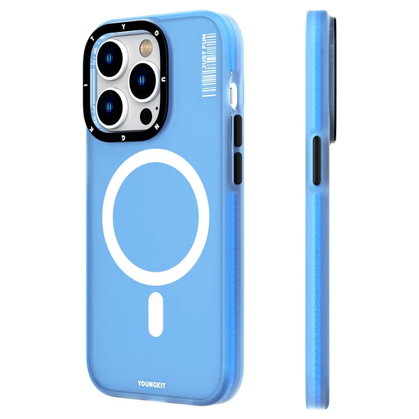 Youngkit Apple iPhone 13 Pro Max Kılıf Magsafe Şarj Özellikli Youngkit Colored Sand Serisi Kapak ürün görseli 1