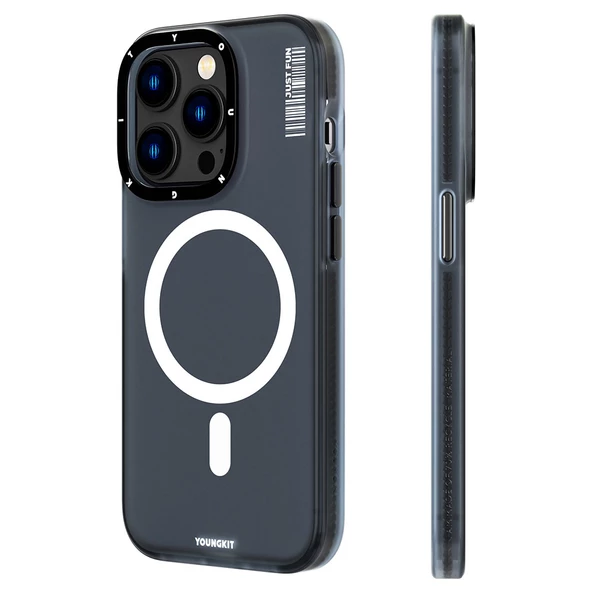 Youngkit Apple iPhone 14 Pro Kılıf Magsafe Şarj Özellikli Youngkit Colored Sand Serisi Kapak ürün görseli 1