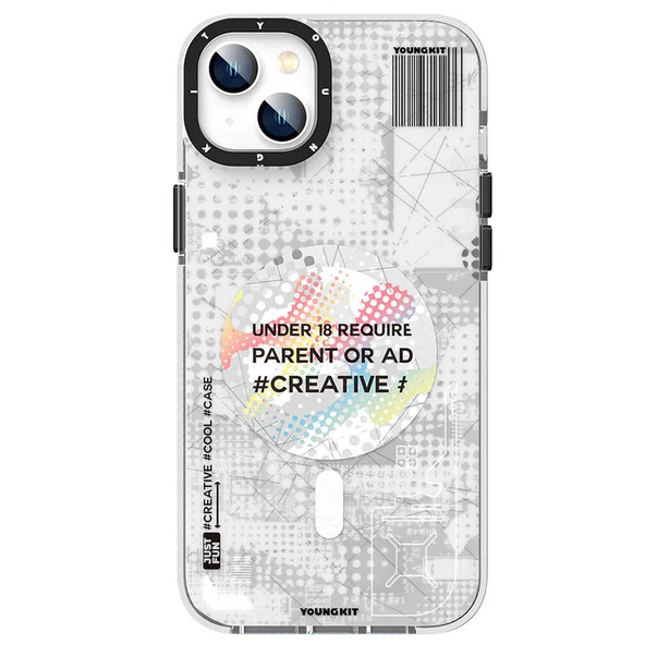 Youngkit Apple iPhone 14 Plus Kılıf Magsafe Şarj Özellikli YoungKit Kamuflaj Serisi Kapak ürün görseli 1