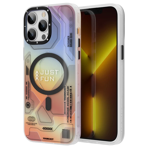 Youngkit Apple iPhone 13 Pro Max Kılıf Magsafe Şarj Özellikli YoungKit Metaverse Serisi Kapak ürün görseli 1