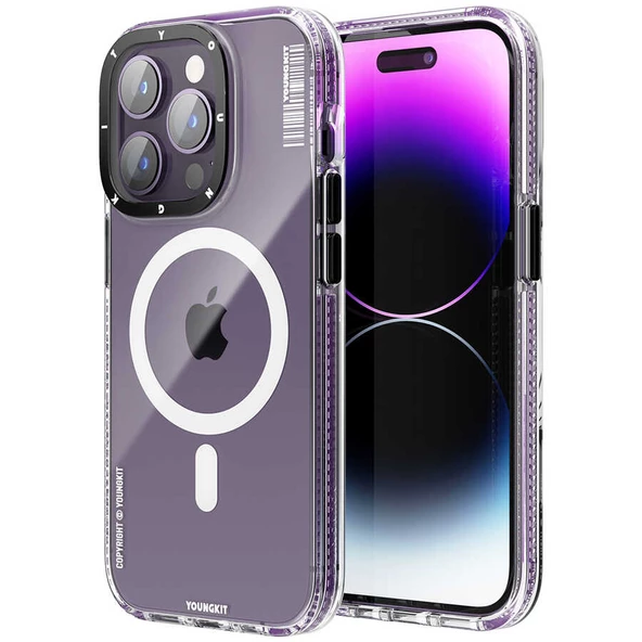 Youngkit Apple iPhone 13 Pro Kılıf Magsafe Şarj Özellikli YoungKit Exquisite Serisi Kapak ürün görseli 1