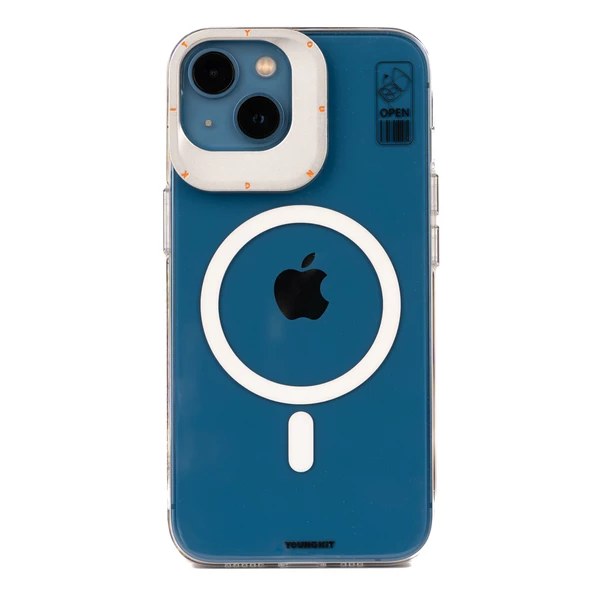 Youngkit Apple iPhone 14 Kılıf Magsafe Şarj Özellikli Standlı YoungKit Hermit Bracket Serisi Kapak ürün görseli 1