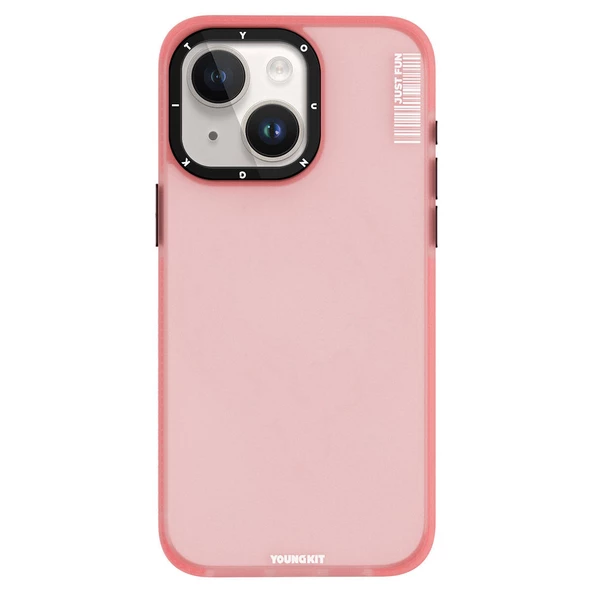 Youngkit Apple iPhone 15 Kılıf Buzlu Mat Tasarım Youngkit Colored Sand Serisi Kapak ürün görseli 1