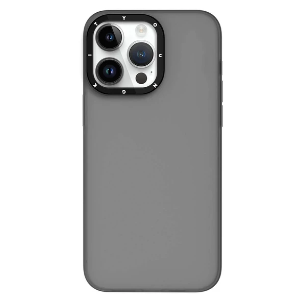 Youngkit Apple iPhone 15 Pro Kılıf Buzlu Mat Tasarım Youngkit Hidden Sand Serisi Kapak ürün görseli 1