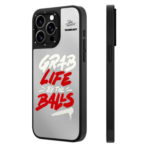 Youngkit Apple iPhone 15 Pro Max Kılıf Tobias Fonseca Tasarımlı Youngkit Mirror Kapak ürün görseli 1