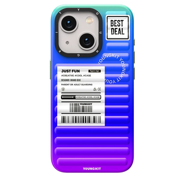 Youngkit Apple iPhone 15 Kılıf YoungKit The Secret Color Serisi Kapak ürün görseli 1