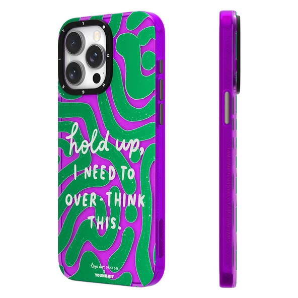 Youngkit Apple iPhone 14 Pro Max Kılıf Yazı Desenli Youngkit Mindfulness Serisi Kapak ürün görseli 1