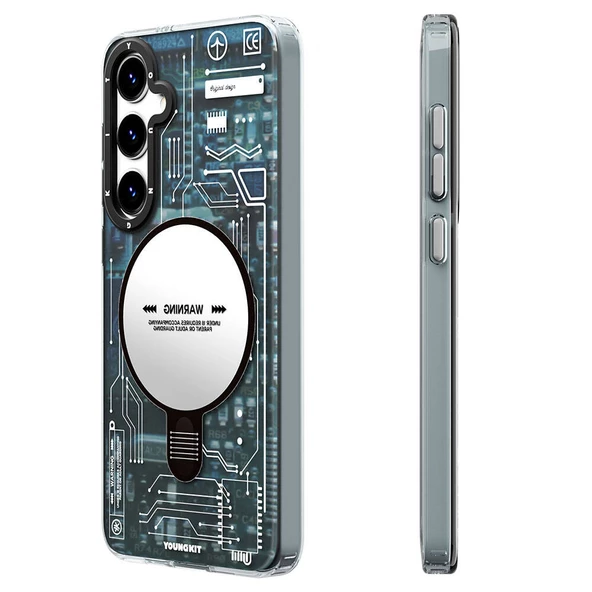 Youngkit Galaxy S24 Plus Kılıf Magsafe Şarj Özellikli YoungKit Technology Serisi Kapak ürün görseli 1