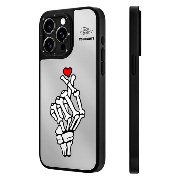 Youngkit Apple iPhone 15 Pro Kılıf Tobias Fonseca Tasarımlı Youngkit Mirror Kapak ürün görseli 1