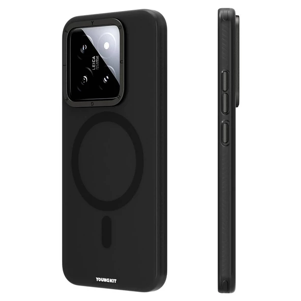 Youngkit Xiaomi Mi 14 Kılıf Magsafe Şarj Özellikli Youngkit Hidden Sand Serisi Kapak ürün görseli 1