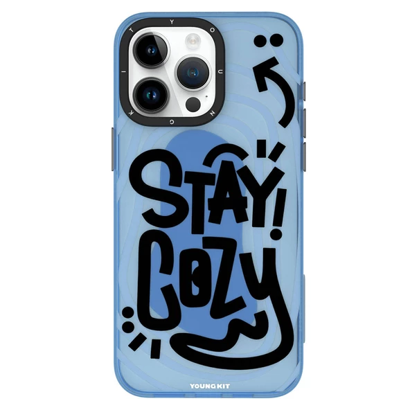Youngkit Apple iPhone 15 Pro Kılıf Desenli Youngkit Happy Hearth Serisi Kapak ürün görseli 1