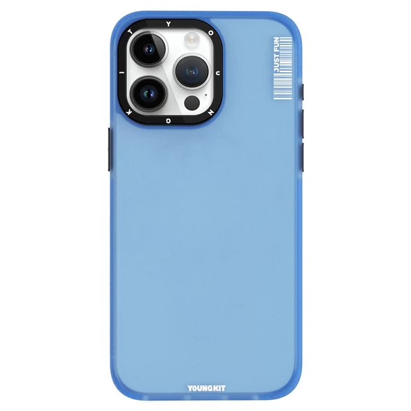 Youngkit Apple iPhone 15 Pro Max Kılıf Buzlu Mat Tasarım Youngkit Colored Sand Serisi Kapak ürün görseli 1