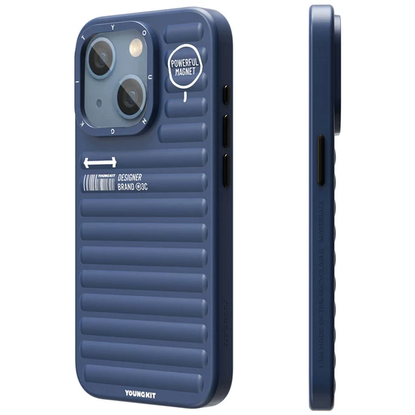 Youngkit Apple iPhone 15 Kılıf Mat Renkli Tasarım YoungKit Original Serisi Kapak ürün görseli 1