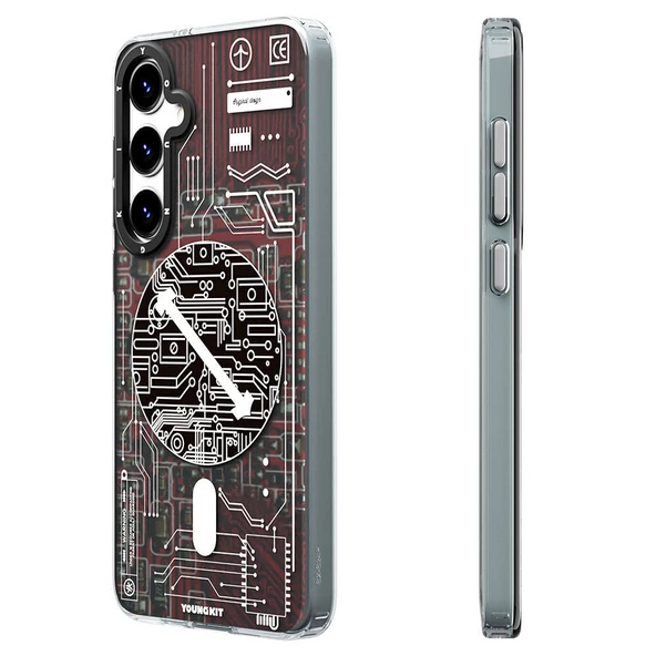 Youngkit Galaxy S24 Kılıf Magsafe Şarj Özellikli YoungKit Technology Serisi Kapak ürün görseli 1