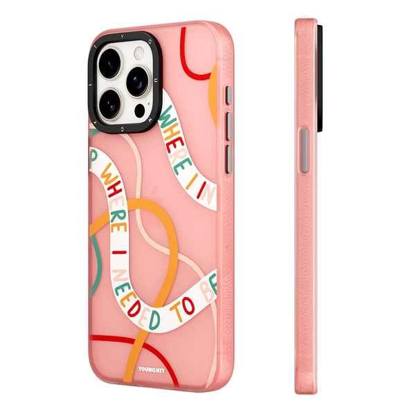 Youngkit Apple iPhone 13 Pro Max Kılıf Bethany Green Tasarımlı Youngkit Sweet Language Kapak ürün görseli 1