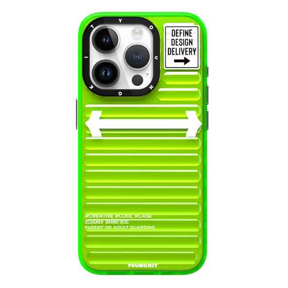 Youngkit Apple iPhone 15 Pro Kılıf YoungKit Luggage FireFly Serisi Kapak ürün görseli 1