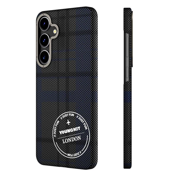 Youngkit Galaxy S24 Plus Kılıf Ekose Desenli Youngkit Gezhi Serisi Kapak ürün görseli 1