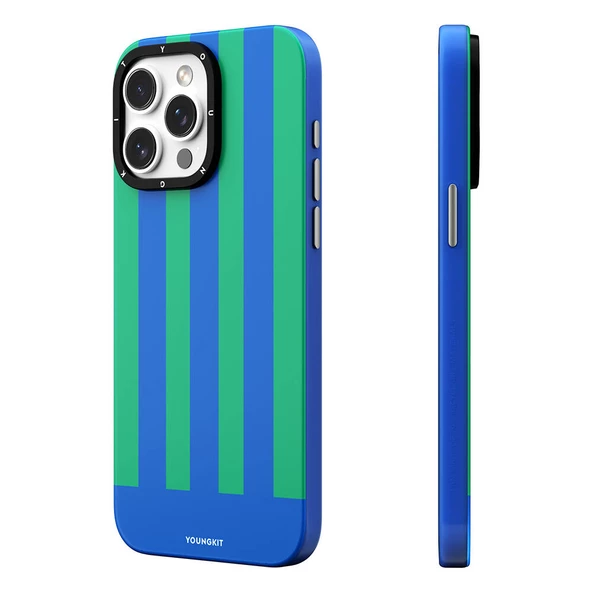 Youngkit Apple iPhone 14 Pro Max Kılıf Magsafe Şarj Özellikli Youngkit Striped Piano Keys Serisi Kapak ürün görseli 1