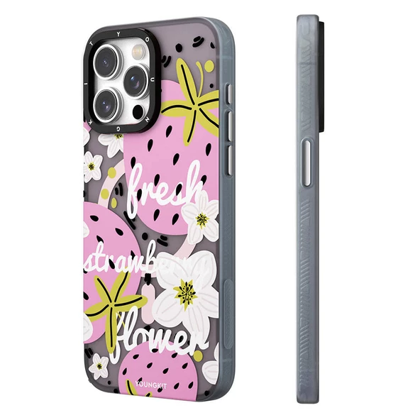 Youngkit Apple iPhone 14 Pro Max Kılıf Magsafe Şarj Özellikli Yaz Meyvesi Desenli Youngkit Fruity Flavour Serisi Kapak ürün görseli 1