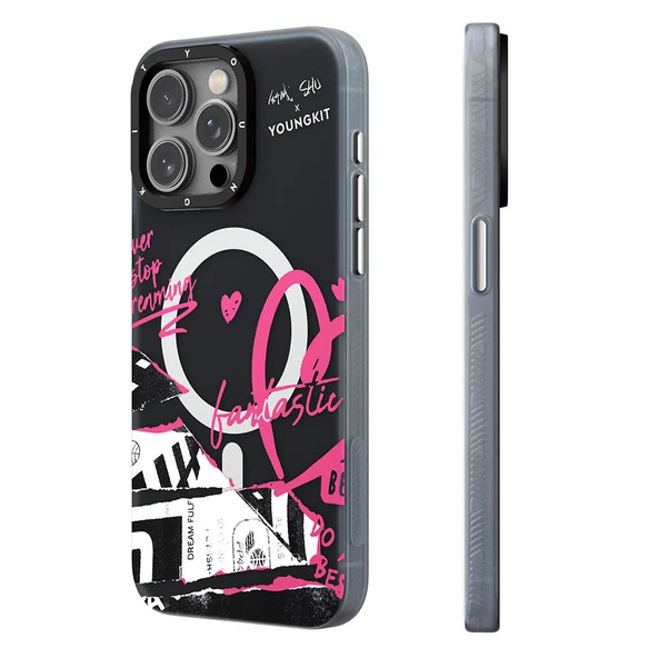 Youngkit Apple iPhone 14 Pro Kılıf Magsafe Şarj Özellikli Shu Tasarımlı Youngkit Dreamland Serisi Kapak ürün görseli 1