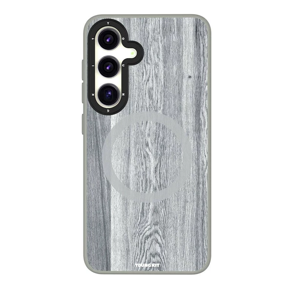 Youngkit Galaxy S24 Kılıf Magsafe Şarj Özellikli Sararmaya Dayanıklı Youngkit Wood Forest Serisi Kapak ürün görseli 1