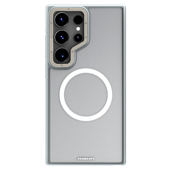 Youngkit Galaxy S24 Ultra Kılıf Magsafe Şarj Özellikli Youngkit Rock Sand Serisi Kapak ürün görseli 1