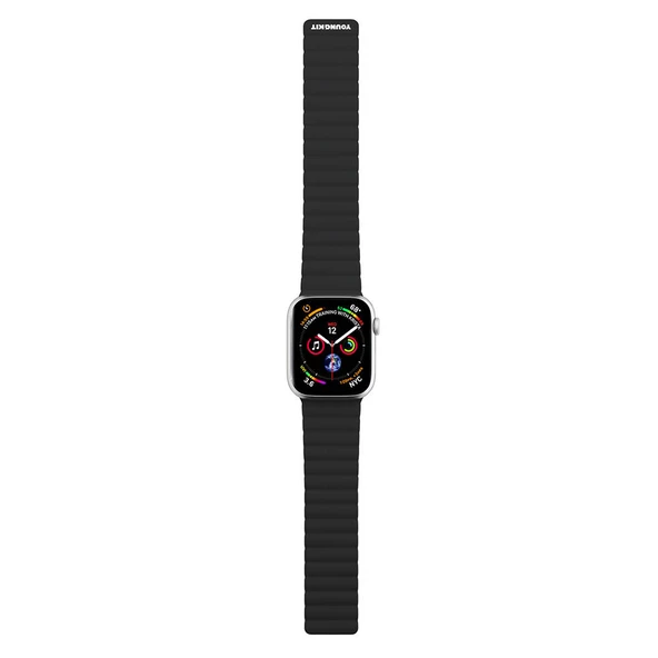 Youngkit Apple Watch 38mm Kordon Youngkit Classical Magnetik Tak Çıkar Silikon Strap Kayış ürün görseli 1