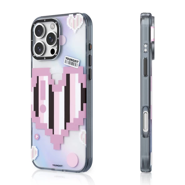 Youngkit Apple iPhone 16 Pro Kılıf Magsafe Şarj Özellikli Youngkit Love Serisi Kapak ürün görseli 1