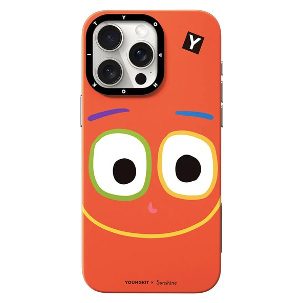 Youngkit Apple iPhone 15 Pro Max Kılıf Magsafe Şarj Özellikli Sunshine Tasarımlı Youngkit Daily Happy Serisi Kapak ürün görseli 1