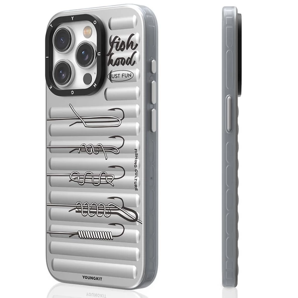 Youngkit Apple iPhone 15 Pro Max Kılıf Magsafe Şarj Özellikli Youngkit Fishing Serisi Kapak ürün görseli 1