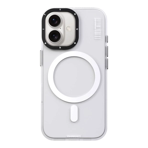 Youngkit Apple iPhone 16 Kılıf Magsafe Şarj Özellikli Youngkit Hidden Sand Serisi Kapak ürün görseli 1