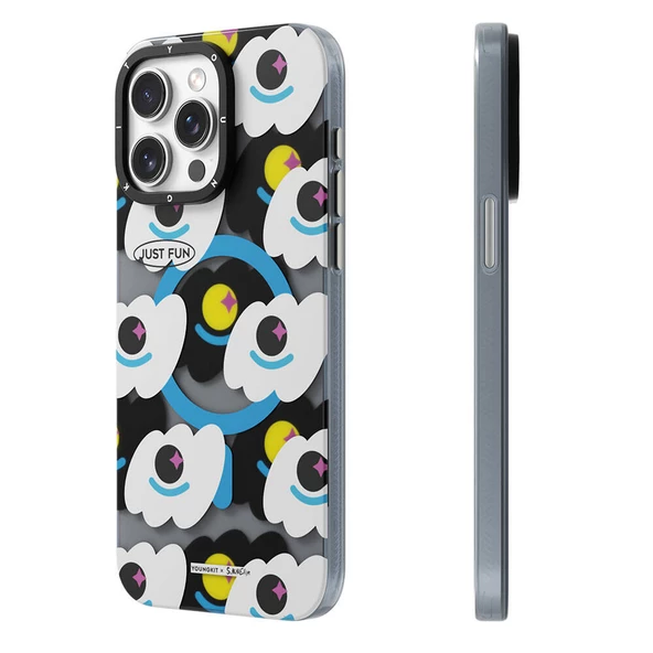 Youngkit Apple iPhone 14 Pro Kılıf Magsafe Şarj Özellikli Youngkit Happy View Serisi Kapak ürün görseli 1